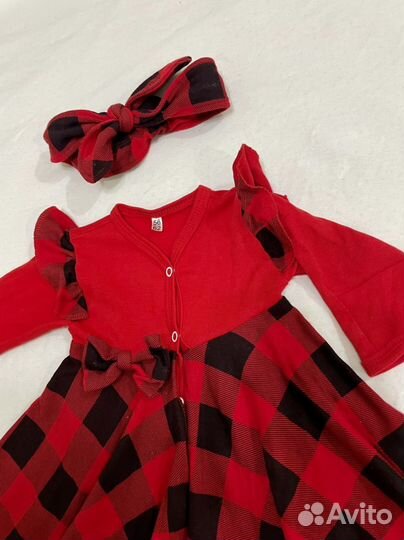 Платье боди для девочки 56-62