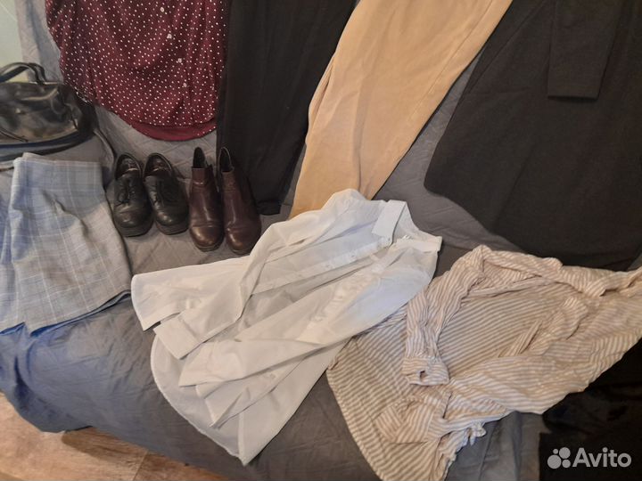 Бошьшой пакет вещей и обуви женской