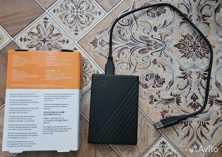 Переносной жёсткий диск WD 4Tb