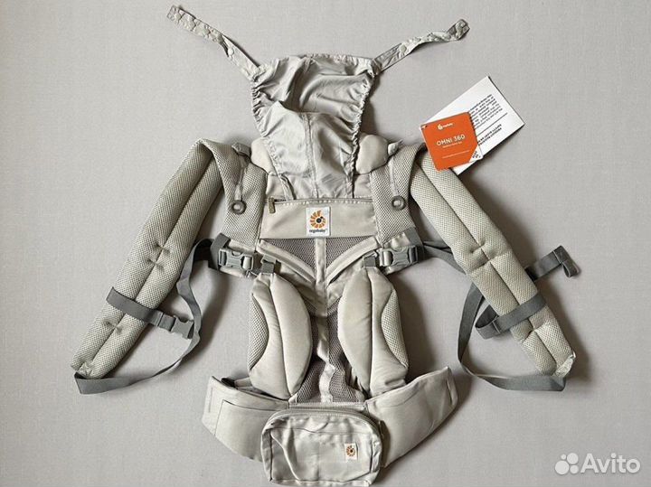 Эргорюкзак Ergobaby Omni 360 Cool Air Mesh - Grey