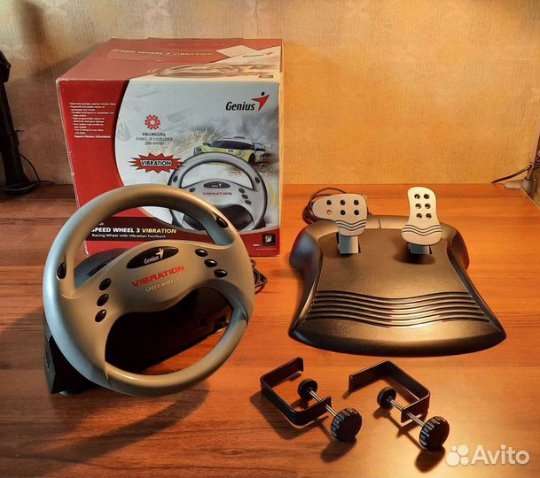 Игровой руль и педали Genius Speed Wheel 3