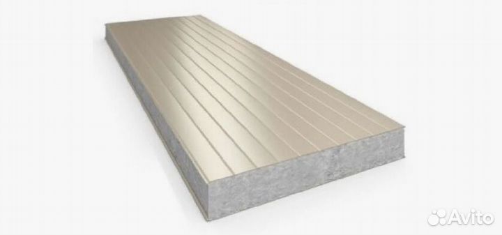 Сэндвич панели трехслойные 100 мм