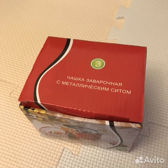 Чашка заварочная с металлическим ситом