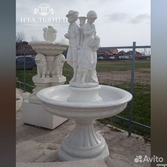 Мраморный фонтан от производителя