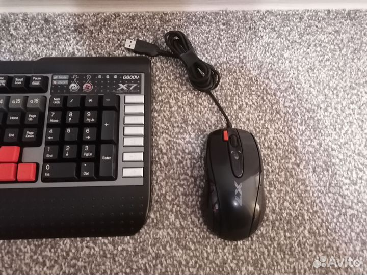 Игровая клавиатура и мышь X7