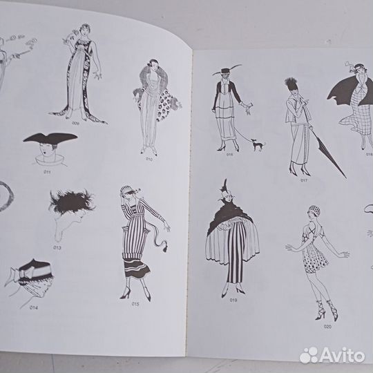 Винтаж, одежда, Книга Art deco fashions