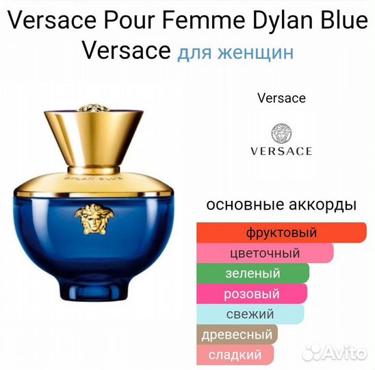 Отливант пробник распив Versace Dylan Blue