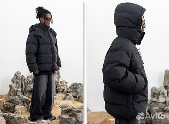 Пуховик Rick Owens style