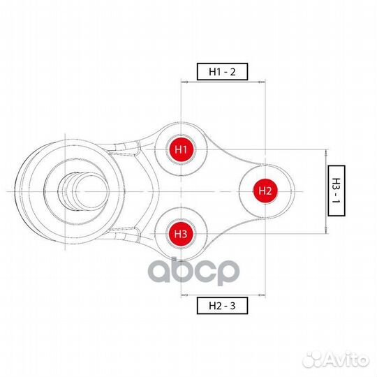 Опора шаровая CTR CB0166 (cbkd-15) CB0166 CTR