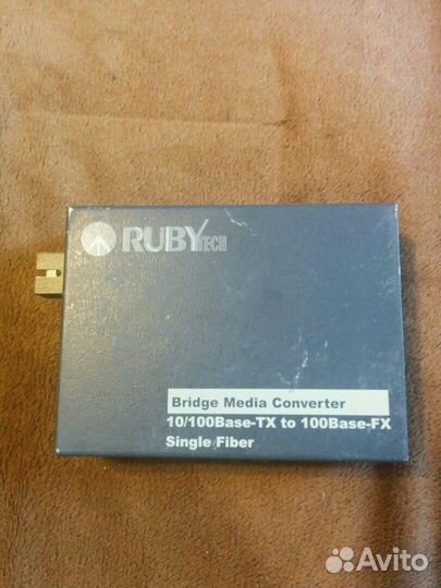 Оптоволоконный медиа-конвертер RubyTech