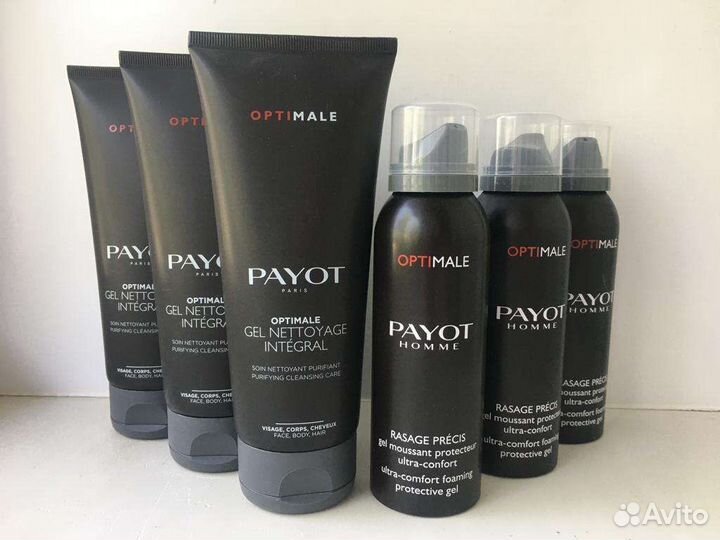 Payot для мужчин шампунь- гель 3в1,пена для бритья