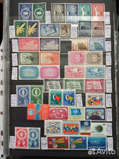 Марки** оон (Нью-Йорк), полные серии