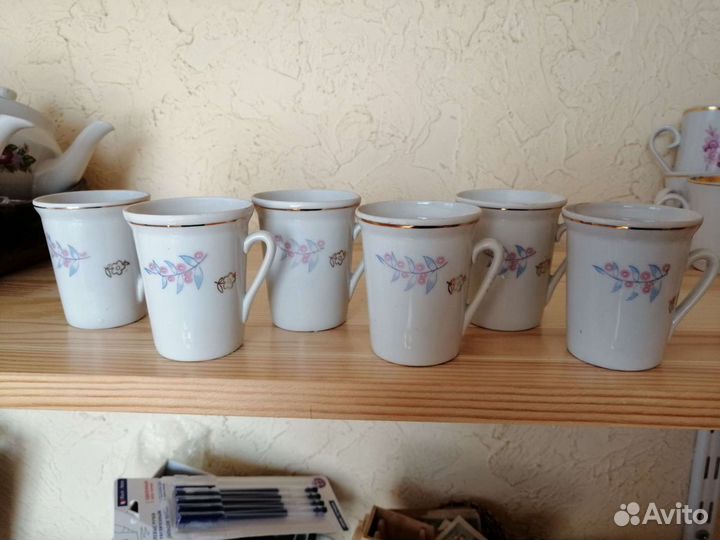 Набор советский кофейных чашек. Лот 2