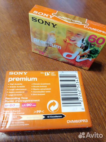 Видеокассеты Sony mini DV