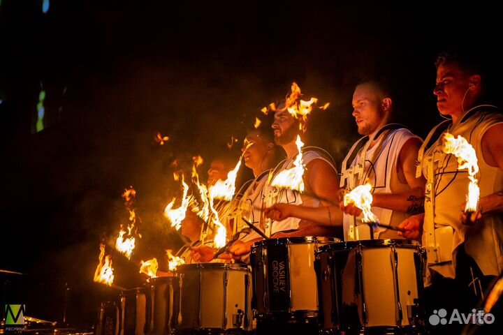 Шоу барабанщиков на мероприятие Vasiliev Groove