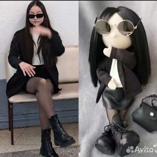 Портретная кукла по фото