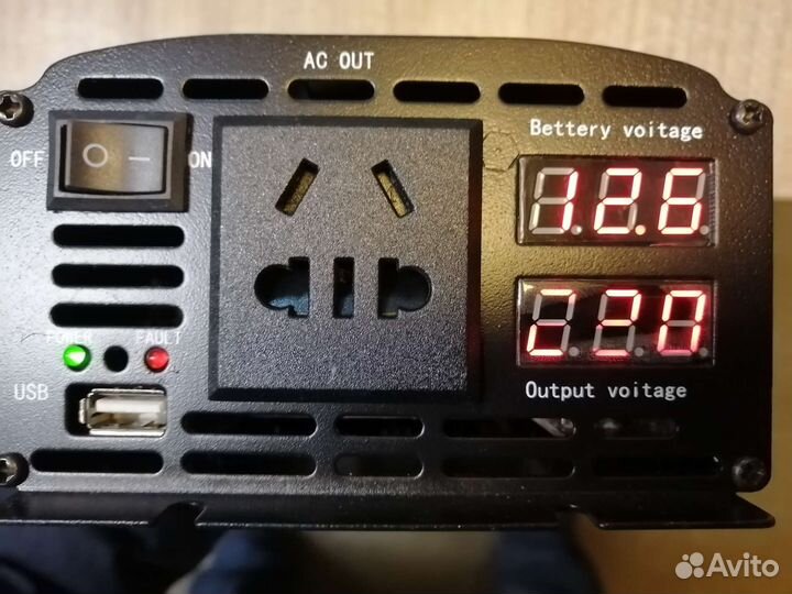 Преобразрватель с 12-24в на 220в инвертор 3000w