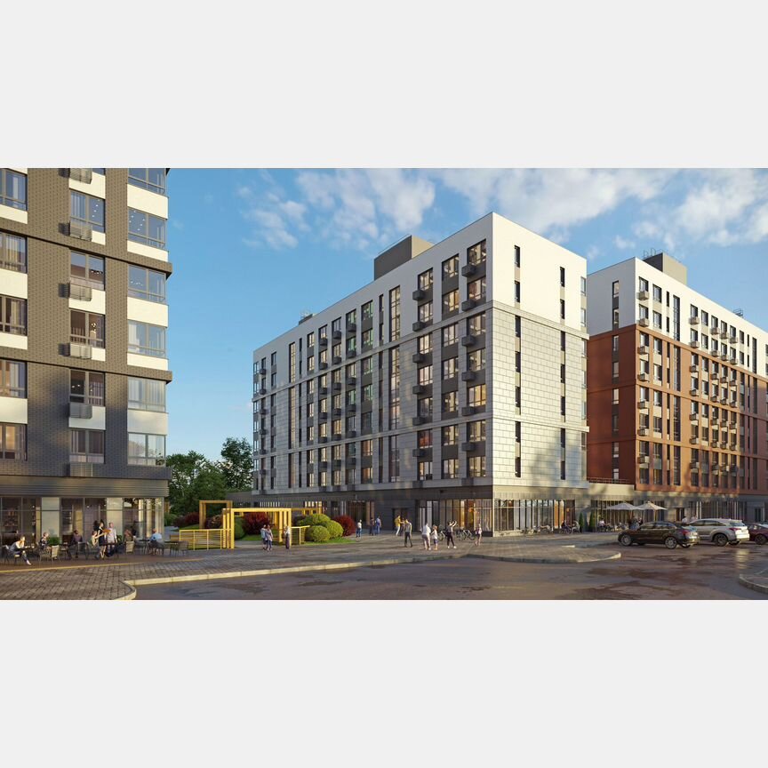 1-к. квартира, 35,4 м², 6/9 эт.