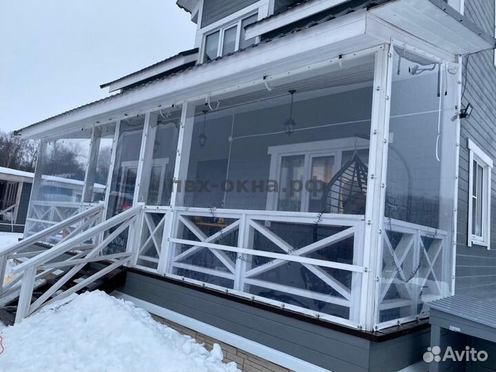 Мягкие окна для беседок террас