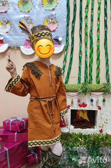 Карнавальный костюм индейца