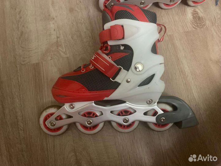 Детские ролики и защита 32 35