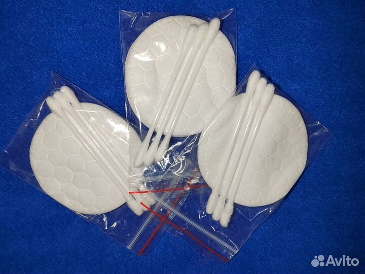 Одноразовый косметический набор (диски+палочки)