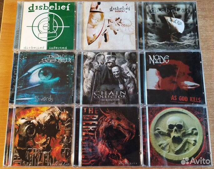 CD диски (Thrash/Death/Brutal Death/Doom/Gothic)