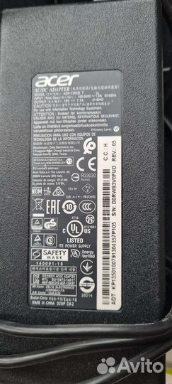 Блок питания для ноутбука acer