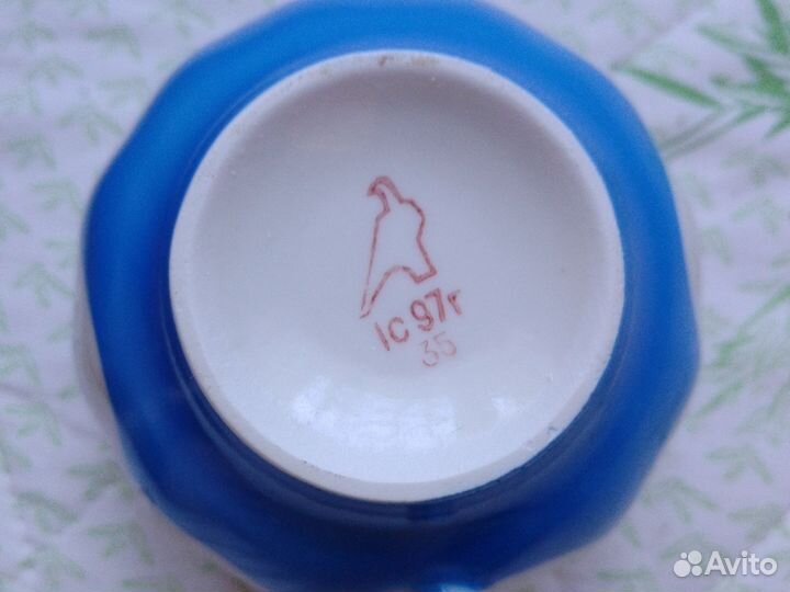 Фарфоровый чайно кофейный сервиз