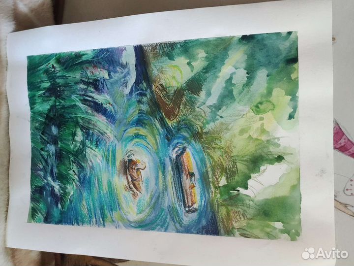 Рисунки гуаш масло