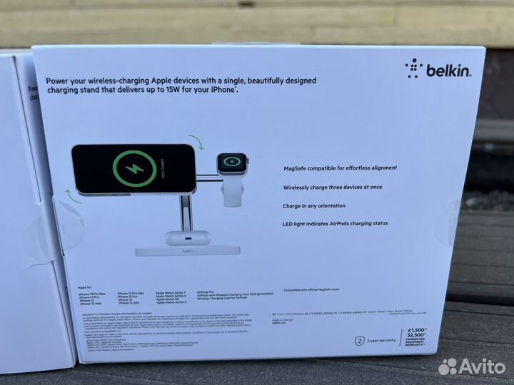 Belkin 3 in 1 MagSafe Charger Зарядное устройство