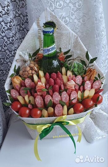 Закусочный букет для мужчины