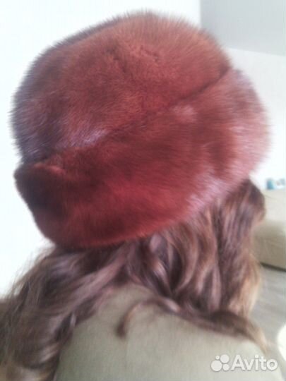 Норковая шапка в безупречном состоянии