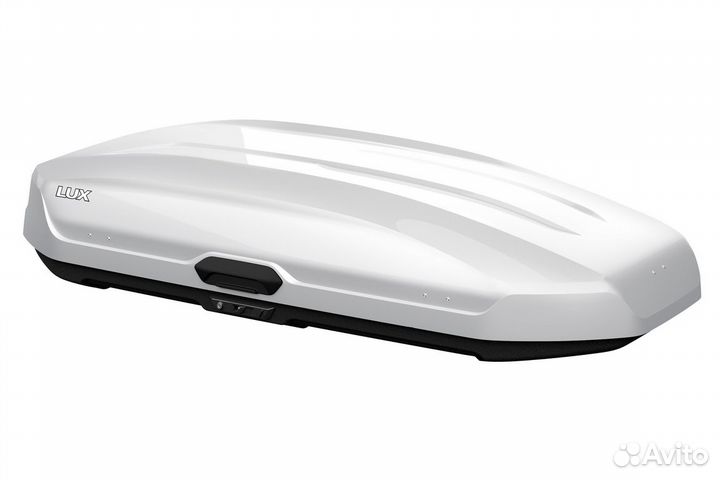 Бокс на крышу LUX tavr 197 белый глянцевый