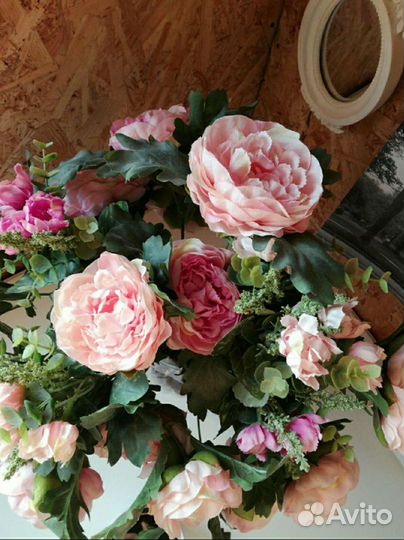 Пионы букет home