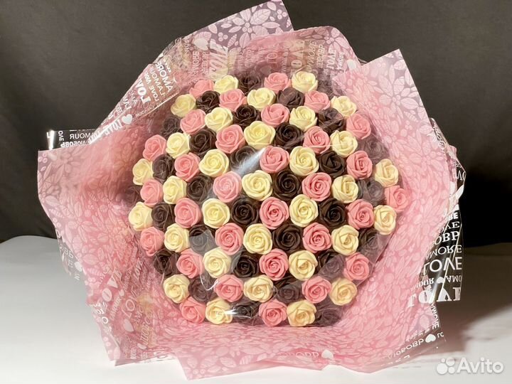 Букет из шоколадных роз