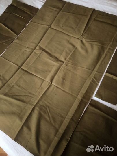 Брезент. Плашевка. Новая. Хаки. Ткань ссср.Винтаж