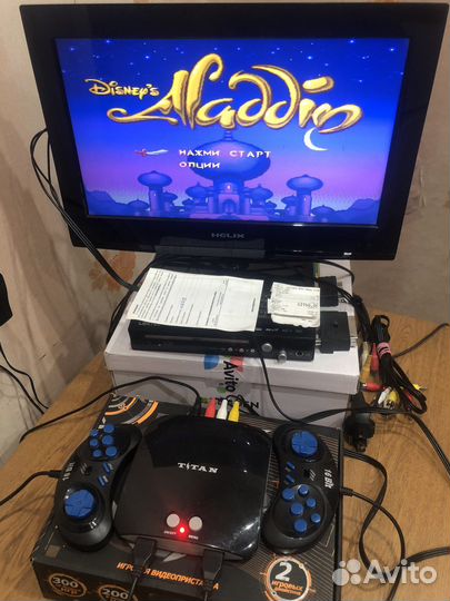 Сега денди 2в1 titan SD-картой 500 игр