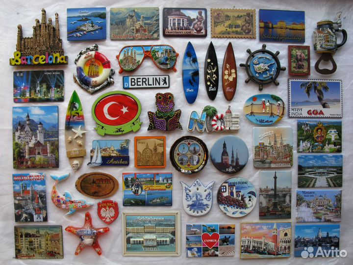 Магниты на холодильник. Часть 6. Зарубежные страны