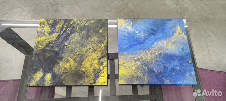 Интерьерная картина, акрил, не печать 25*25 см