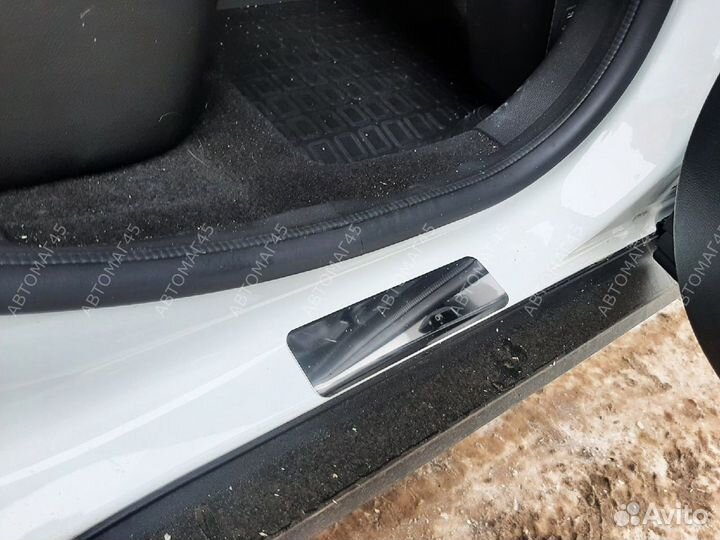 Накладки на пороги Renault Duster 2 c 2021г г 4шт