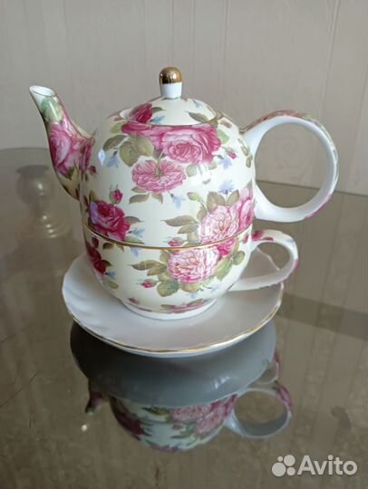 Заварочный чайник с чашкой