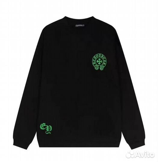 Свитшот Chrome Hearts Basic Green Print
