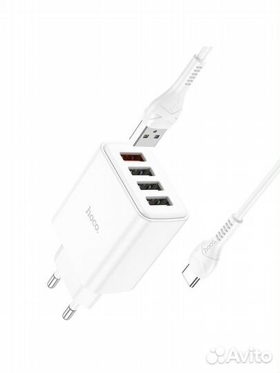 Зарядное устройство hoco C102A 4USB