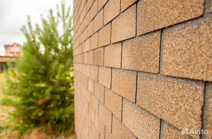 Hauberk фасадная плитка, кирпич Песчаный (2м2)