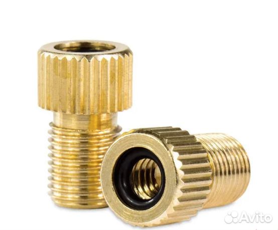 Переходник с ниппеля Presta на автомобильный новый