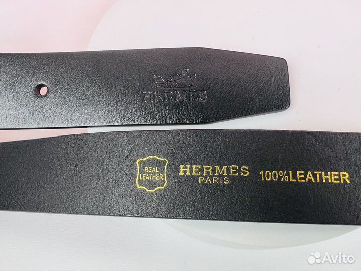 Ремень мужской кожаный Hermes