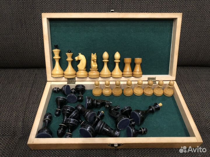 Шахматы деревянные СССР 1950 год