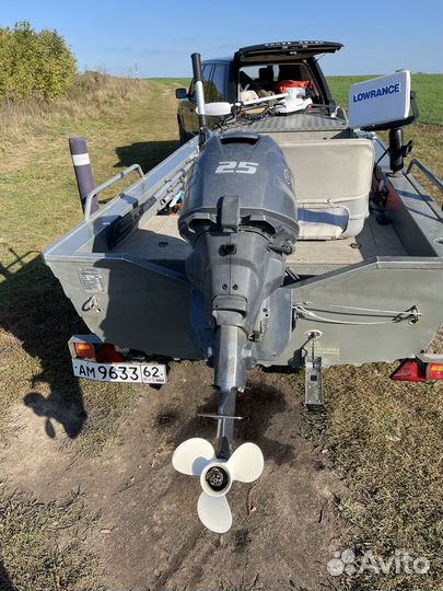 Лодка Quintrex 390 с мотором Yamaha 25 fgmh 4т