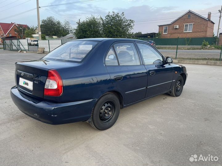 Hyundai Accent 1.5 МТ, 2008, 278 000 км